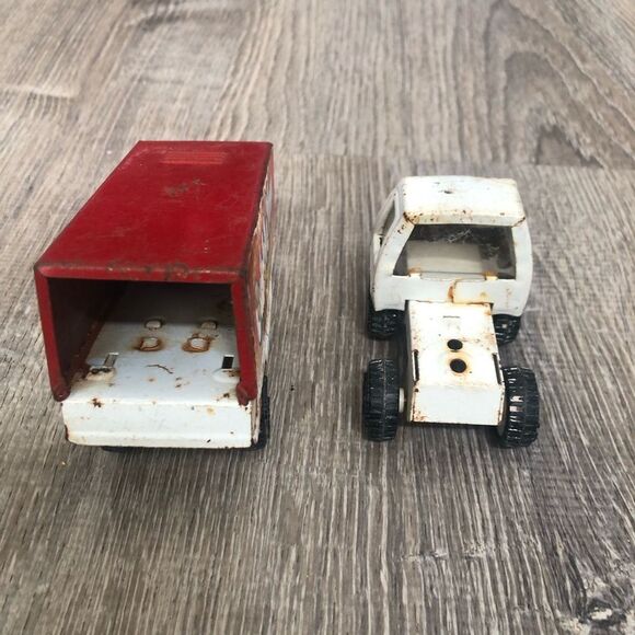 Vintage Buddy L Soft 'n Juicy Bubble Yum Bubble Gum Pressed Steel Toy Truck - Picture 4 of 7